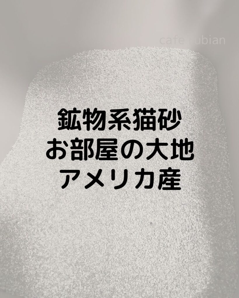 【お部屋の大地アメリカ産】鉱物系猫砂で粉塵が少なく、おすすめ!